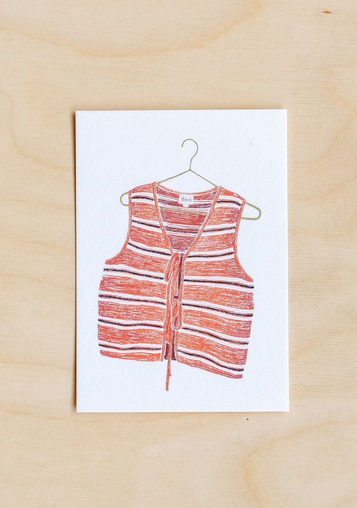 TBCo x Eleanor Isobelle Knitted Vest Mini Print