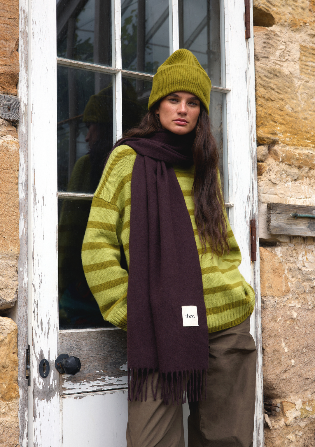 Merino Beanie in Pickle