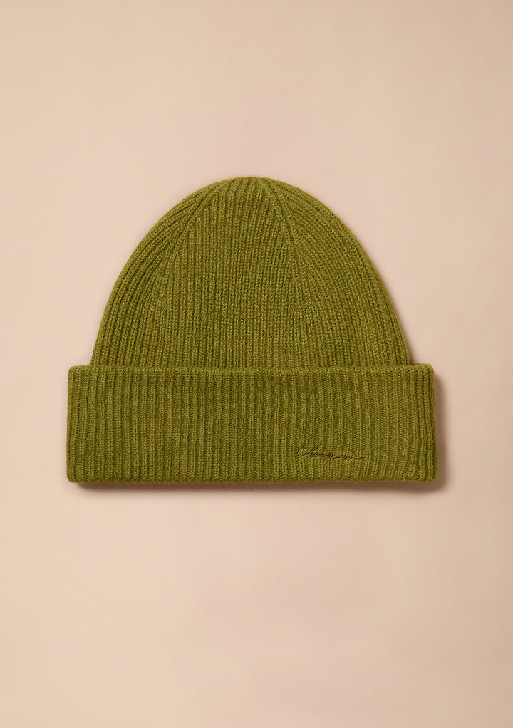 Merino Beanie in Pickle