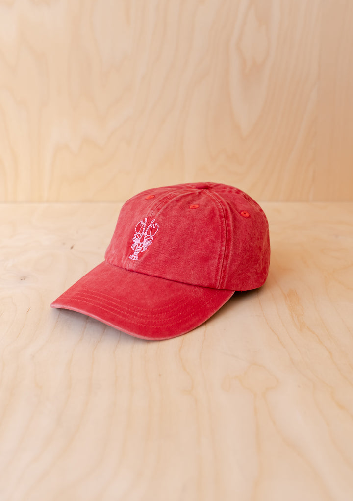 Recycled Cotton Cap in Lobster