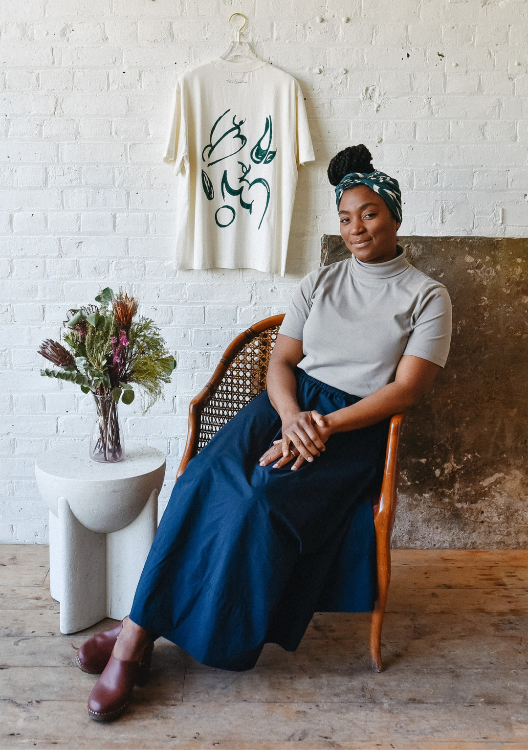 The Artist Series TBCo x Simone Brewster Cotton Scarf