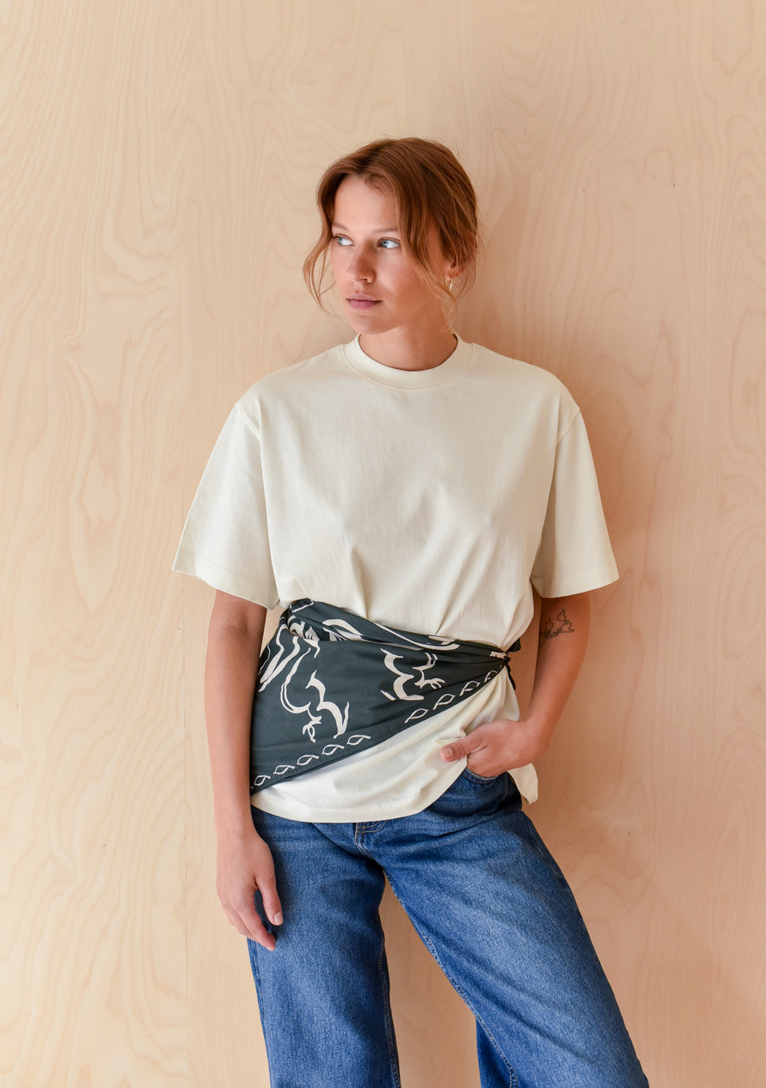 The Artist Series TBCo x Simone Brewster Cotton Scarf