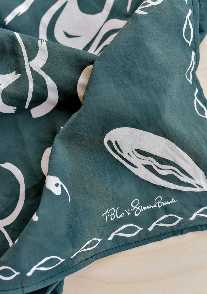 The Artist Series TBCo x Simone Brewster Cotton Scarf