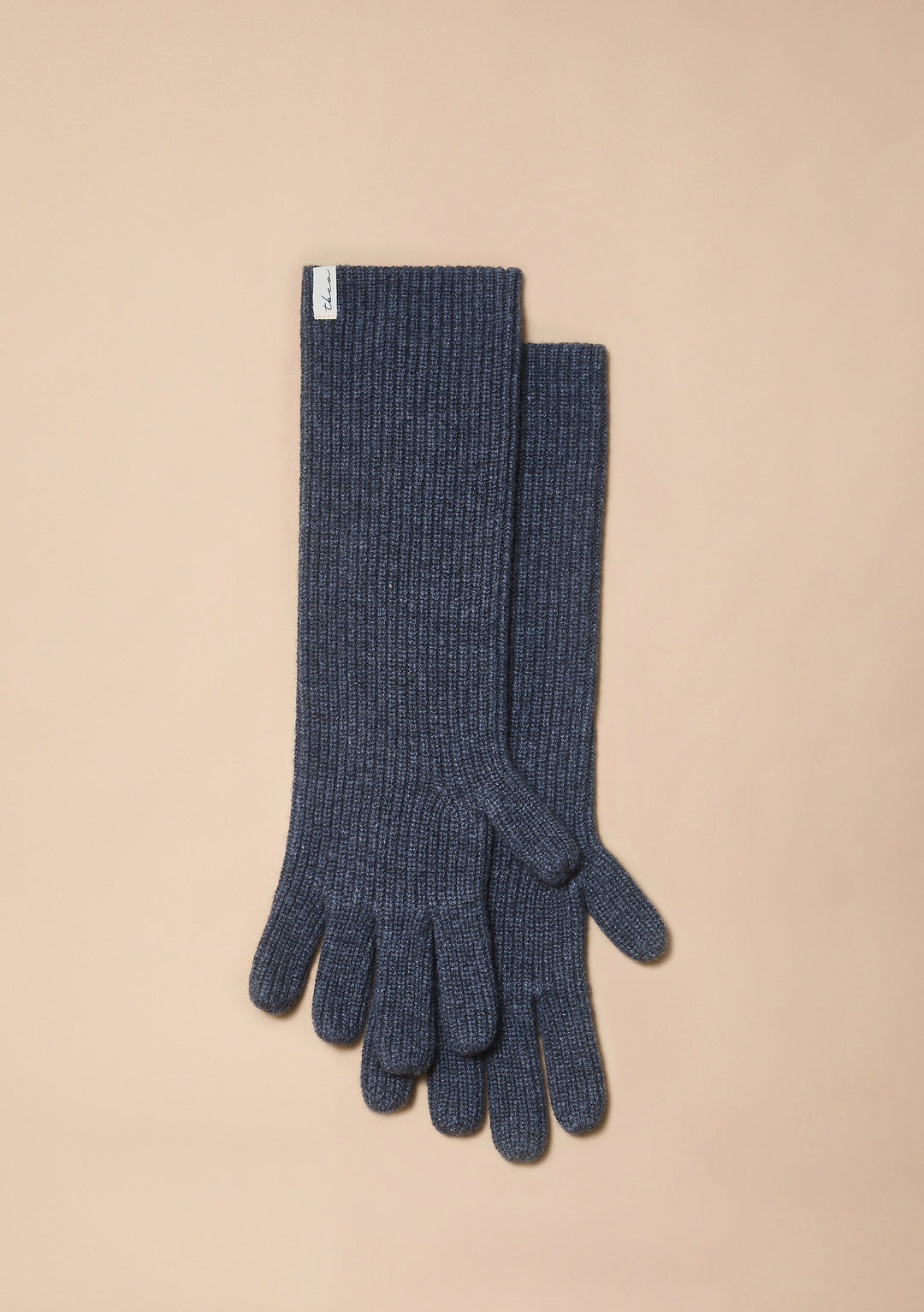 Merino Slouchy Gloves in Grey