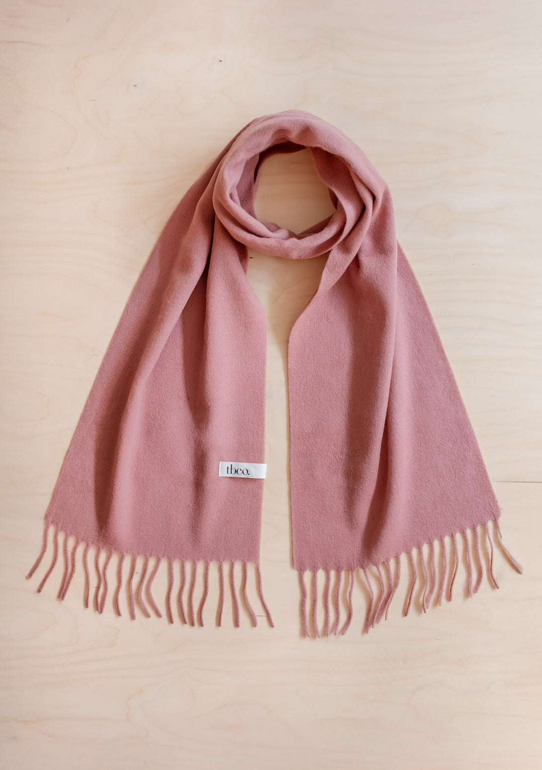 Lambswool Scarf in Blush