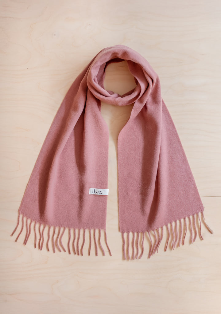 Lambswool Scarf in Blush