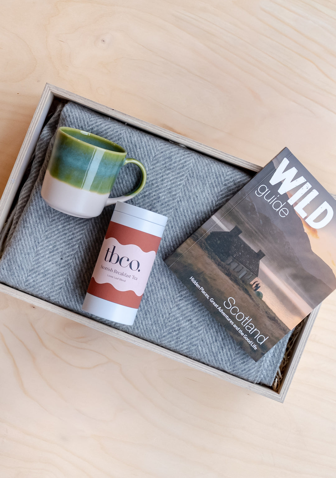 Coffret cadeau de friandises écossaises prêtes à l'emploi