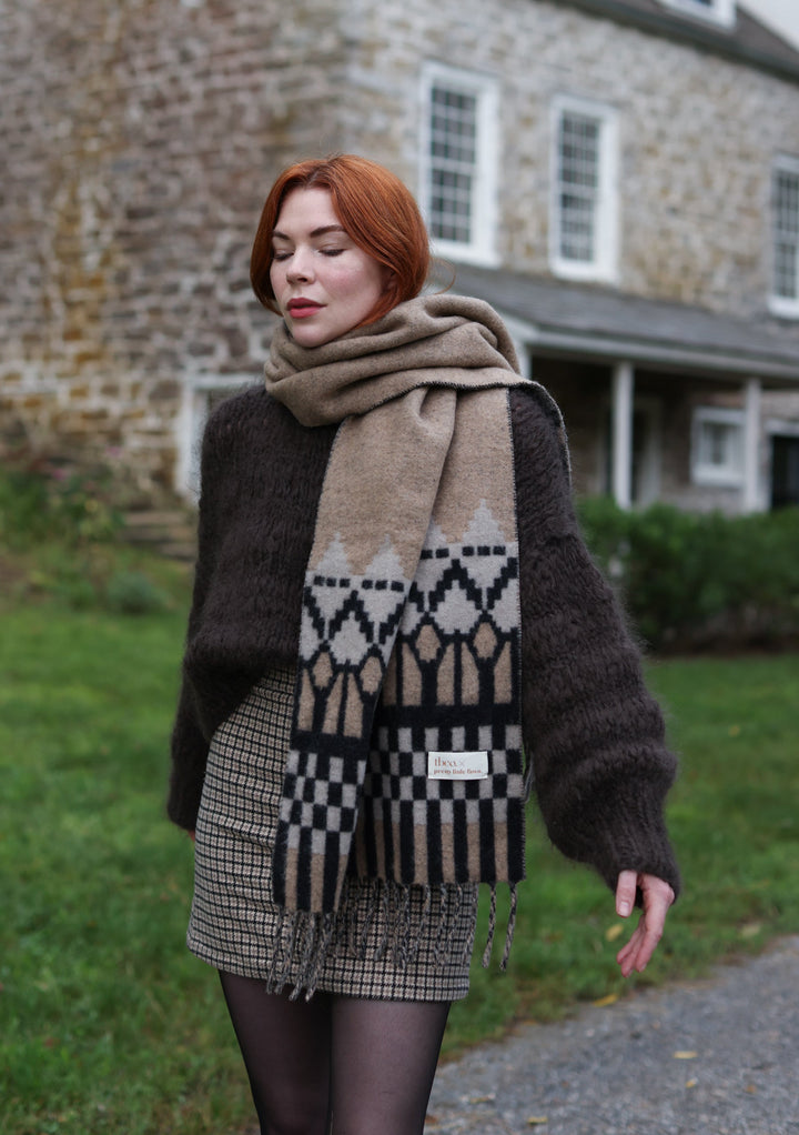 TBCo x Pretty Little Fawn Fair Isle Scarf