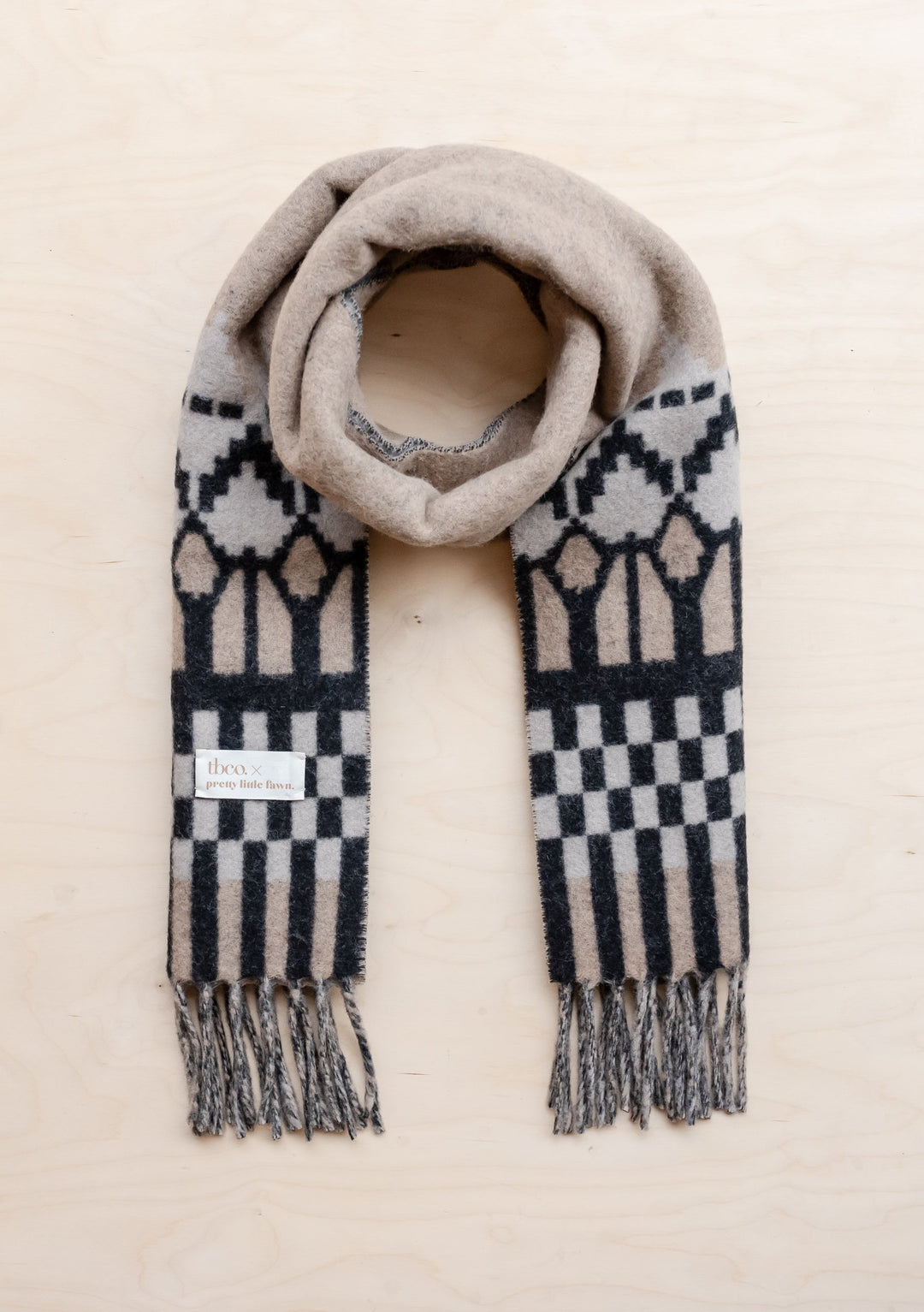 TBCo x Pretty Little Fawn Fair Isle Scarf