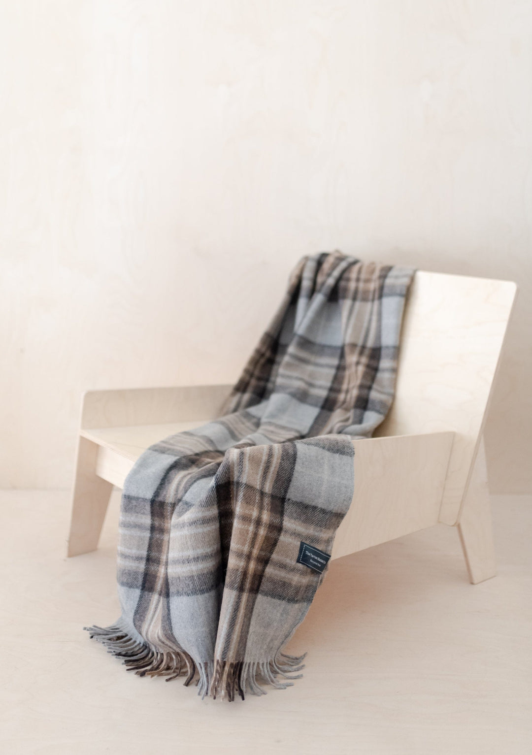 Recycled Wool Small Blanket in Mackellar Tartan - TBCo 