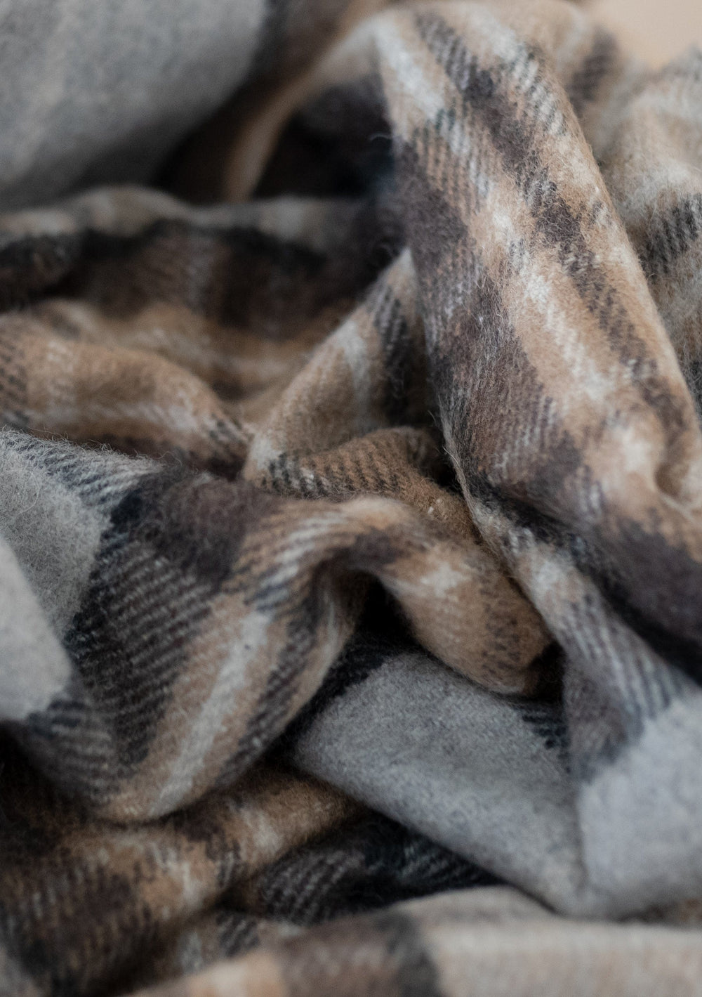 Recycled Wool Small Blanket in Mackellar Tartan - TBCo 